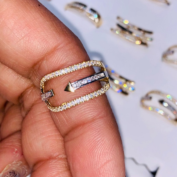 14k solid gold NOT PLATED Free Appraisal custom made designs never seen before - Picture 2 of 3